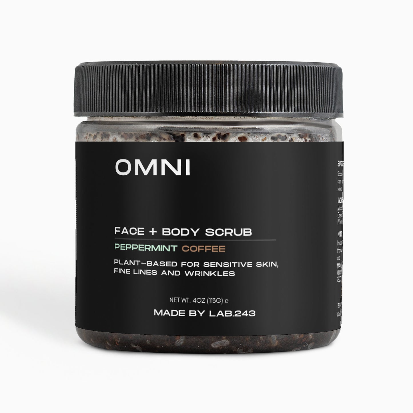 Peppermint Coffee Scrub